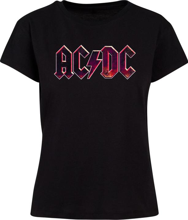Actual product image Merchcode Ladies ACDC - Distressed Logo Box Tee - 165717 (M)