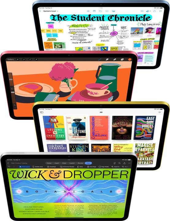 Image du produit Apple iPad 2022 (10. Gen) inkl. Poweradapter (5G, 10.90", 64 Go, Pink)