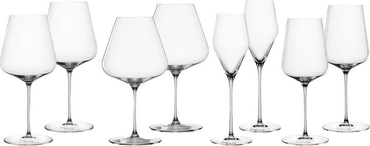 Actual product image Spiegelau Wine and Champagne Glasses Definition (8 Glasses, Wine glasses set)