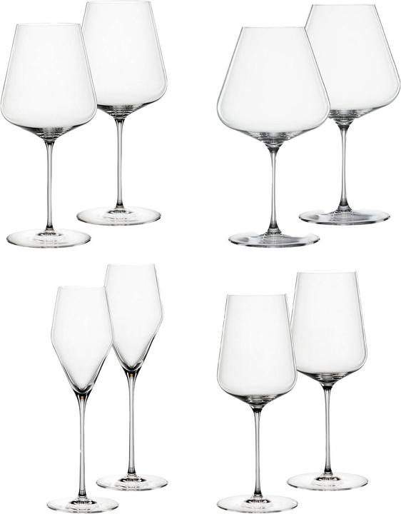 Actual product image Spiegelau Wine and Champagne Glasses Definition (8 Glasses, Wine glasses set)