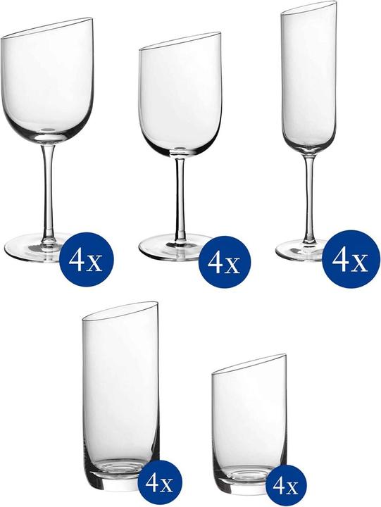 Produktbild Villeroy & Boch Wein- und Sektgläser NewMoon (20 Gläser, Weissweingläser)