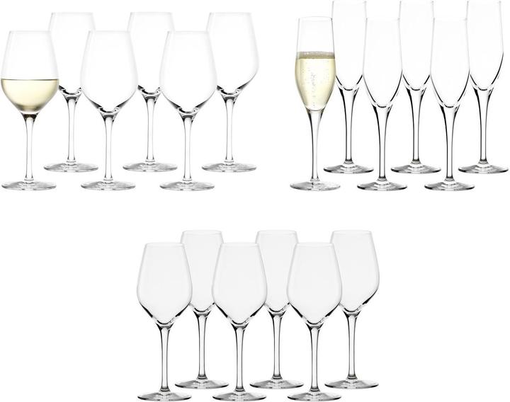 Actual product image Stölzle Champagne Tasting Glasses Exquisite (26.50 cl, 18 Glasses, Champagne glasses)