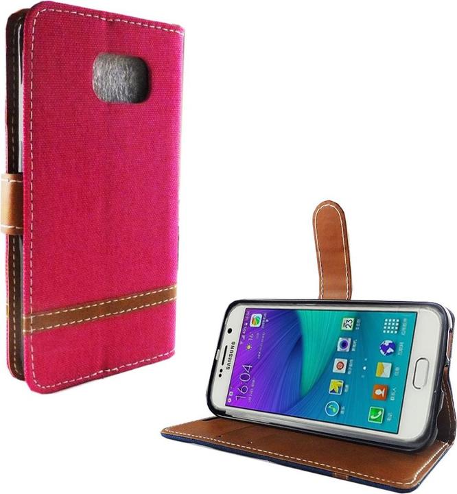 Actual product image König Design Case Mobile Protection for Samsung Galaxy S6 Edge Case Cover Wallet Case New (Samsung Galaxy S6 Edge)