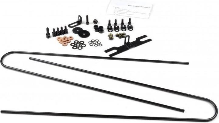 Actual product image Velo Orange Smooth mudguard 45mm, 700c, black (45mm) (Rear mudguard)