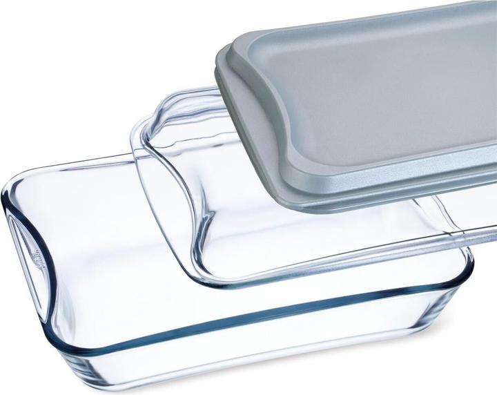 Immagine prodotto Casseruola quadrata con coperchio esclusivo in vetro e plastica