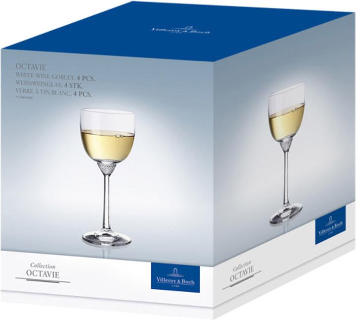Actual product image Villeroy & Boch Octavie white wine glasses (22.50 cl, 4 Glasses, White wine glasses)