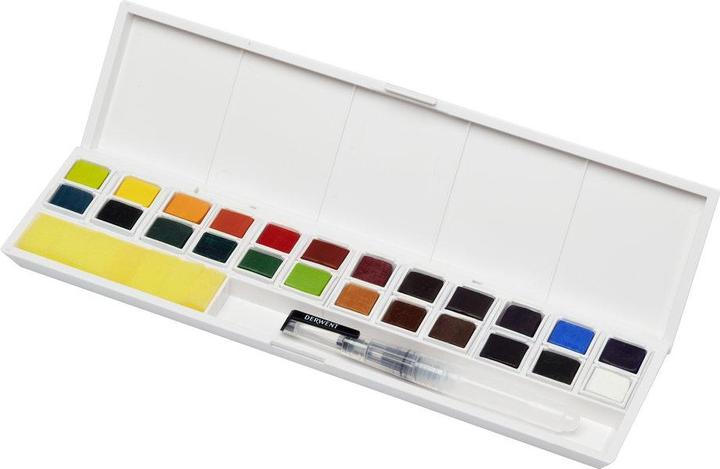 Image du produit Derwent Inktense Paint 24 Pan Palette (603054) (Blanc)