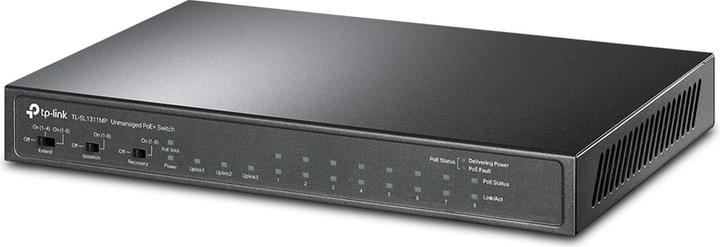 Produktbild TP-Link TL-SL1311MP Netzwerk-Switch Unmanaged Fast Ethernet (10/100) Power over Ethernet (PoE) (11 Ports)