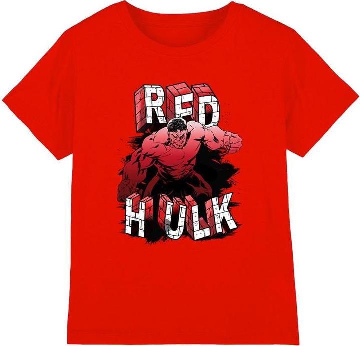Immagine prodotto Captain America Maglietta Hulk Rosso Mattone Bambini (140, 146)