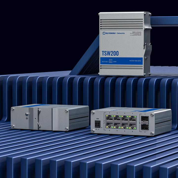 Actual product image Teltonika TSW200 (10 Ports)