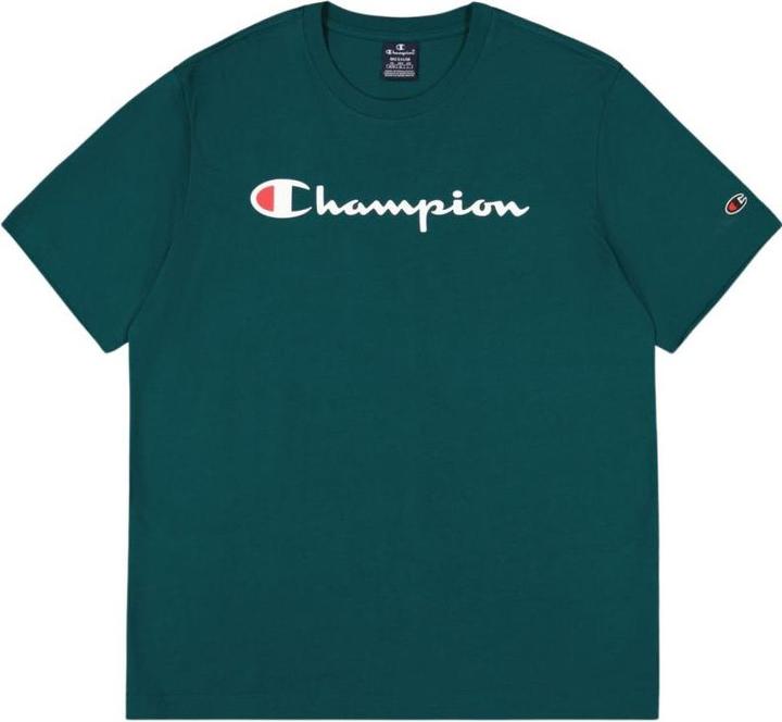 Champion Koszulka męska SS Tee zielona 220256 GS502 L (L)