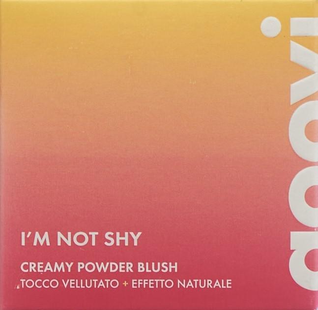 Actual product image Goovi BLUSH I'M NOT SHY blush in powder form 02 Coral Pink (02 Coral Pink)