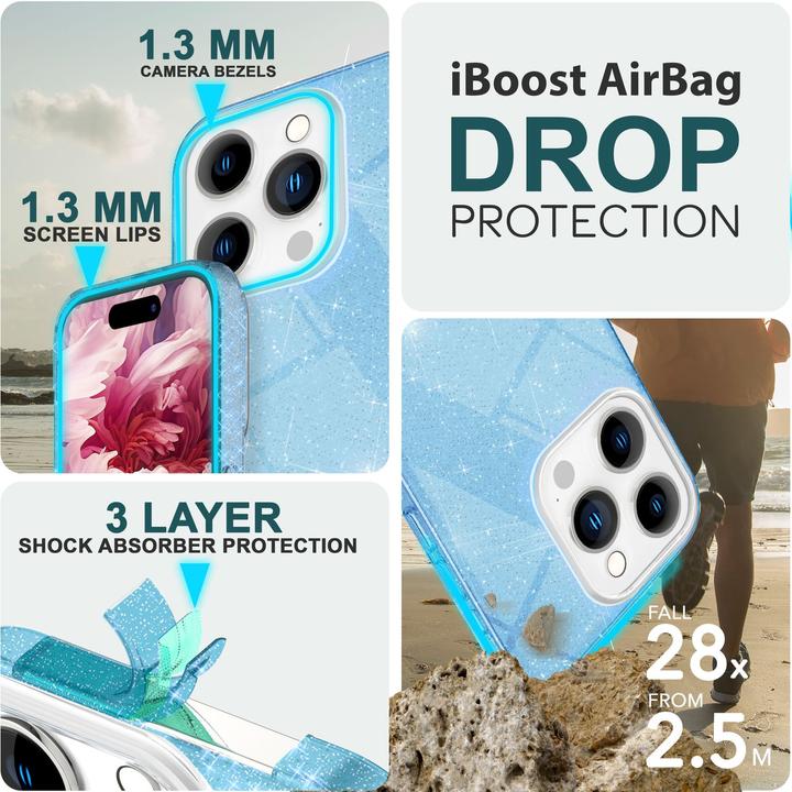 Produktbild Nalia Glitzer Hülle (Apple iPhone 15 Pro Max)