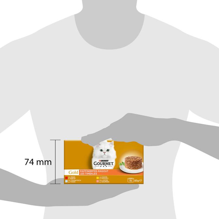 Immagine prodotto Gourmet Oro (Adulto, Senior, 4 pz., 85 g)
