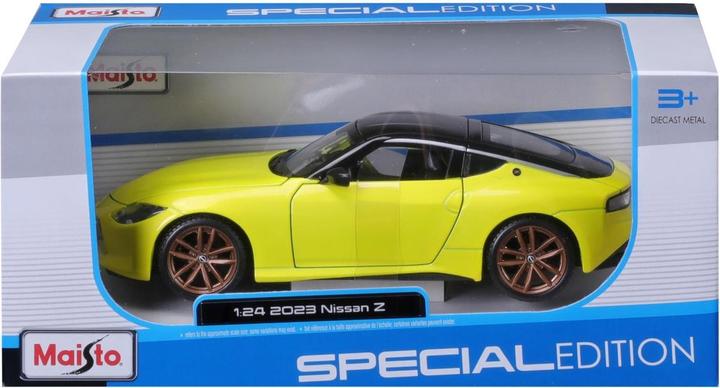 Produktbild Maisto Nissan Z 2023 1/24 gelb