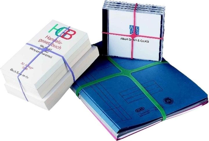 Produktbild Alco Kreuzband 11 x 150 mm (B x L) Kautschuk farbig sortiert 100 g/Pack. (1 Stk.)