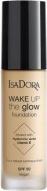 Actual product image Isadora ISADORA Wake Up The Glow Foundation podkład do twarzy w płynie SPF50 3W Warm Light 30ml