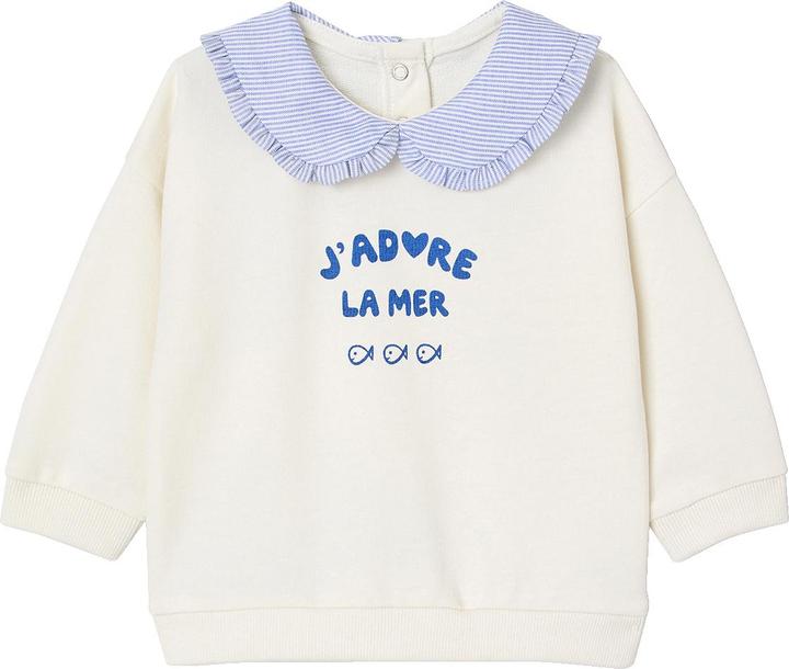 Actual product image Vertbaudet Baby Sweatshirt mit Bubikragen und Recycling-Polyester (74)