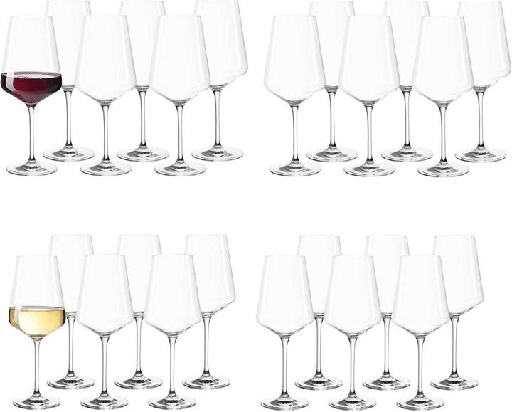 Produktbild Leonardo Rotwein- & Weissweingläser Puccini (12 cl, 24 Gläser, Rotweingläser, Weissweingläser)