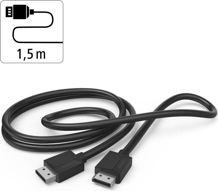 Immagine prodotto Hama DisplayPort – DisplayPort (1.50 m, DisplayPort)