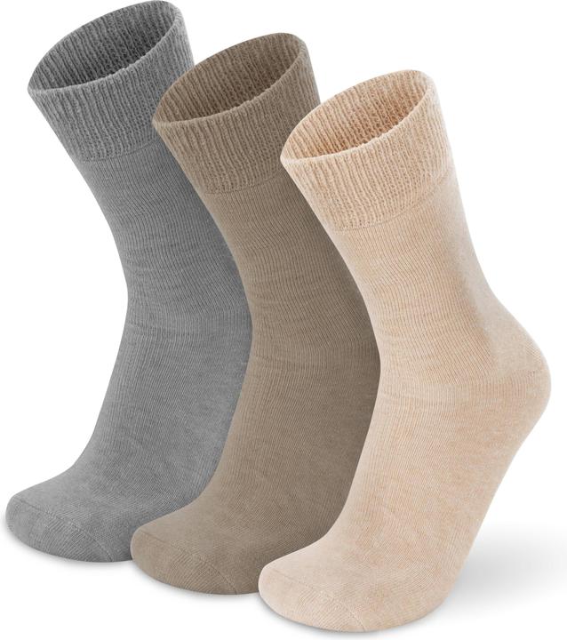 Normani 3 Paar Alpaka-Vollplüschsocken