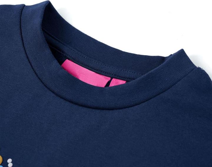Immagine prodotto VidaXL Felpa da bambino blu navy 128,Materiale: 95 % cotone. 5 (128)