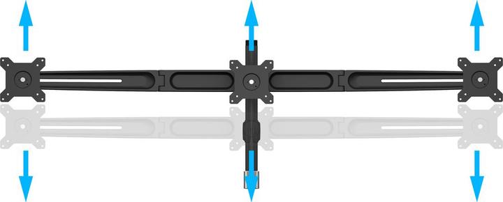 Image du produit Multibrackets Kit d'extension à 6 écrans pour support de table EX Kit Triple (Tables, 24")