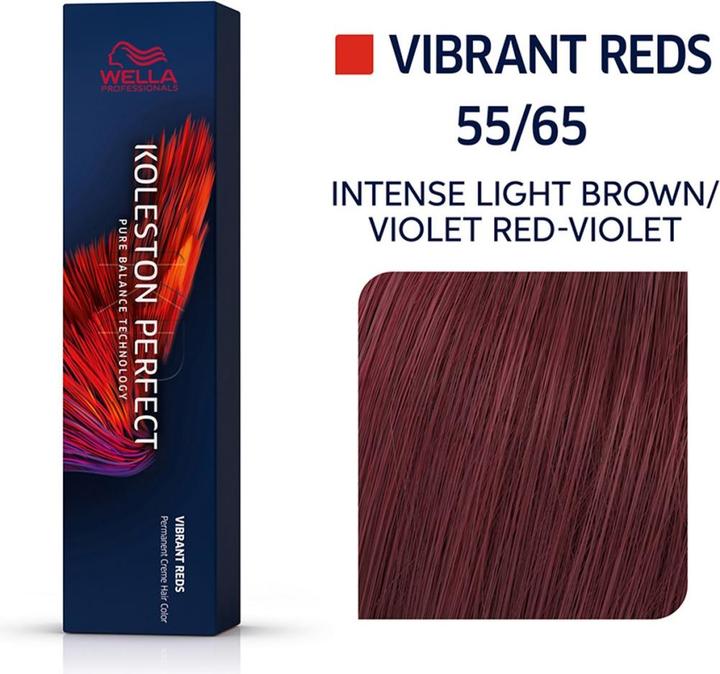 Produktbild Wella Koleston Perfect Vibrant Reds (55/65 hellbraun intensiv violett-mahagoni)