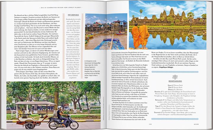 Actual product image Bildband Die 50 schönsten Reisen von (German, The Lonely Planet, Marion Matthäus, Christian Rochow, 2024)