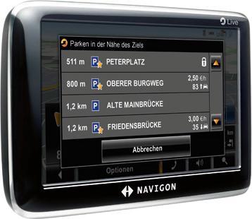 Produktbild Navigon 6350 LIVE, Bluetooth, TMC, Europakarten