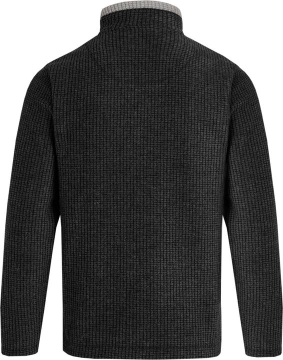 Actual product image Weird Fish Mens Newark Grid Eco Friendly Quarter Zip Fleece Top (4XL)