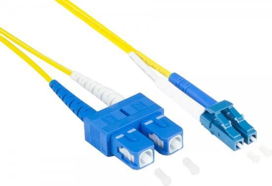 Immagine prodotto Good Connections GC LW-9005LS Cavo patch FO Duplex OS2 9/125µ LC/SC 0,5 m giallo (S/UTP, CAT7, 0.50 m)