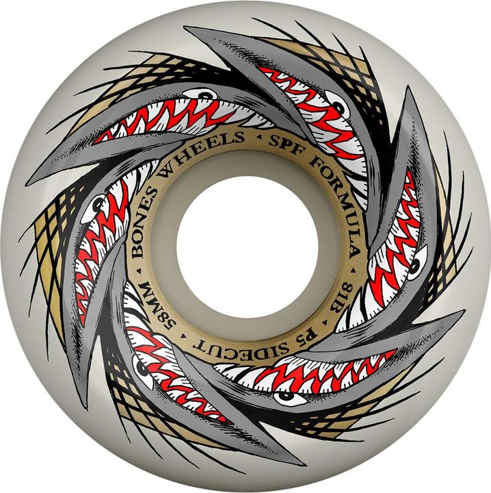 Actual product image Bones Wheels 81B SPF Pool Sharknado P5 Sidecut (58 mm)