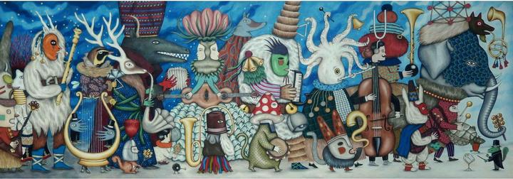 Image du produit Djeco Puzzle Gallery Fantasy Orchestra, 500 pièces (500 pièces)