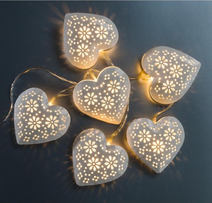 Produktbild Angela Bruderer LED-Lichterkette «Herz» (1.44 m)