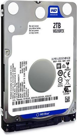 Actual product image WD blue mobile (2 TB, 2.5", SMR)