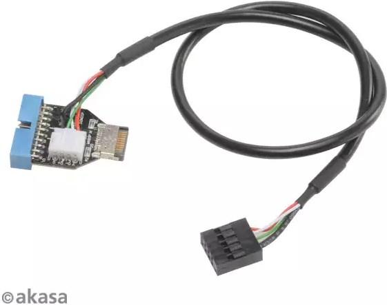 Image du produit Akasa Adaptateur USB 3.1 interne vers USB 3.0 interne (0.40 m, USB 3.2 Gen 2x2)