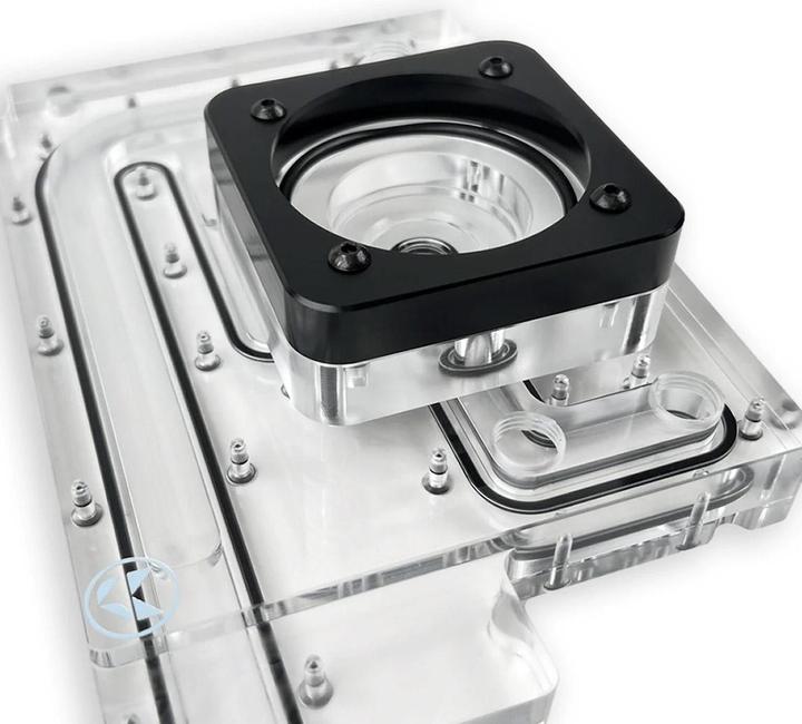 Actual product image Stealkey Customs X Fractal Design North D4 Distroplate - Acrylic