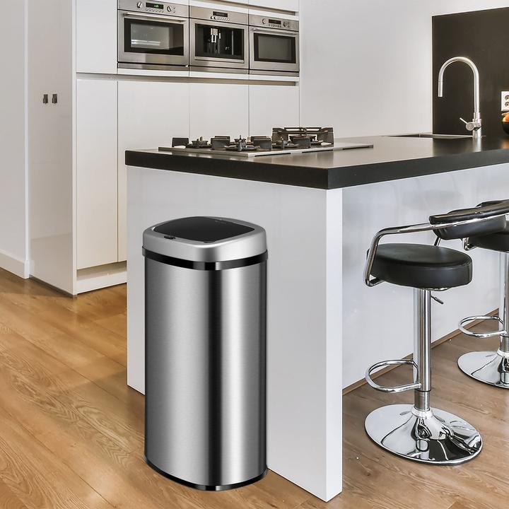 Actual product image Juskys Automatischer Mülleimer mit Sensor (60 l)