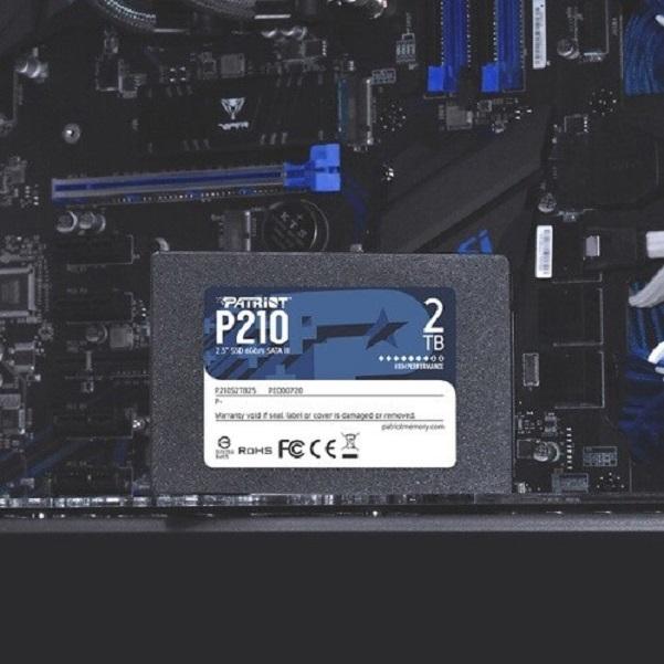 Actual product image Patriot SSD||P210|2TB|SATA 3.0|write speed 430 MByte (2000 GB, 2.5")