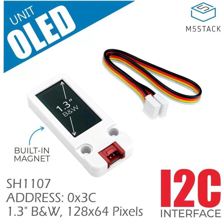 Produktbild M5Stack Display OLED Unit 1.3 128 × 64