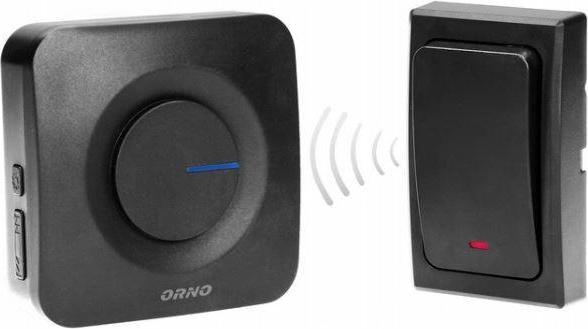 Actual product image Orno Dzwonek Bezprzewodowy Ondo Ac Przycisk Bezpateryjny 36 Dźwięków
