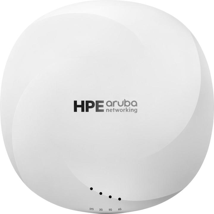 Productafbeelding HPE E Aruba AP-635 Toegangspunt, RW, Tri Radio, :2, 802.11ax, Wi-Fi 6E, Interne Antennes (1200 Mbit/s)