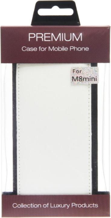 Immagine prodotto OEM Custodia Flip in pelle sottile HTC M8 mini - Bianco (HTC One Mini 2)