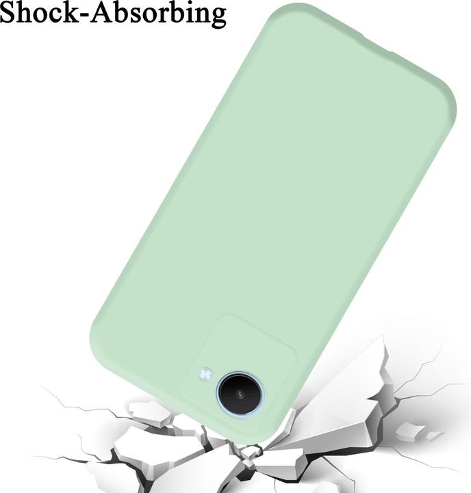 Actual product image Cadorabo TPU Liquid Silicone Case Cover for Realme C30 / Narzo 50i PRIME (Realme Narzo 50i Prime, Nokia C30)