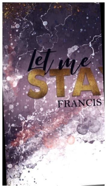 Produktbild Let me Stay (Deutsch, Francis Eden, 2022)