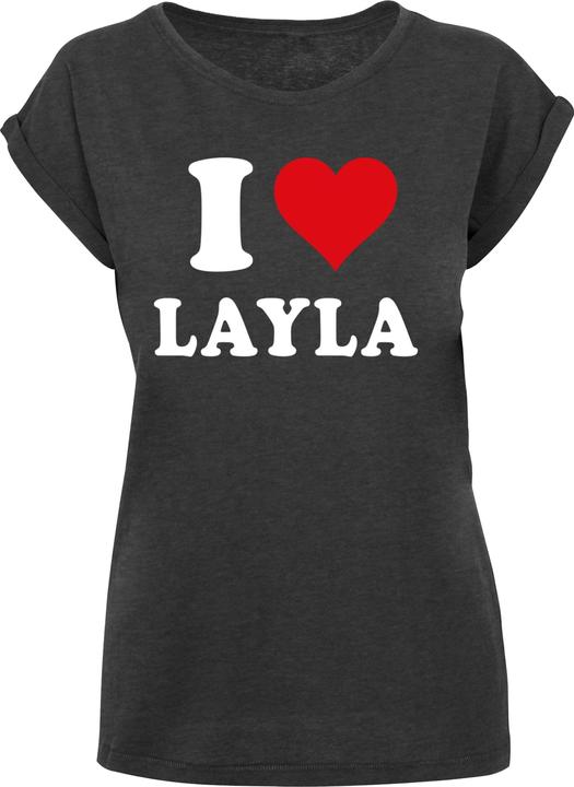 Immagine prodotto Merchcode Maglietta I Love Layla X Donna - 113087 (XL)