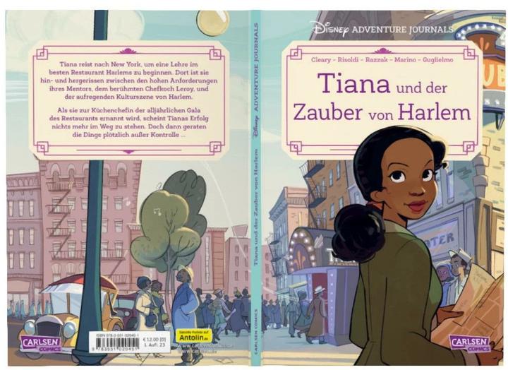 Image du produit Disney Adventure Journals: Tiana und der Zauber von Harlem (Allemand, Walt Disney, Rhona Cleary, 2023)