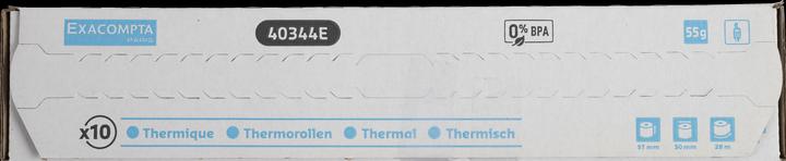 Image du produit Exacompta Bob 1pli therm 55g 5 7x50mm-28m (boite10)