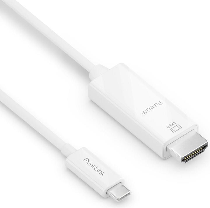 Actual product image Purelink Cable IS2200-015 USB Type-C - HDMI, 1.5 m, White (1.50 m, USB Type C, HDMI)